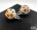 Switch Chessex Stud Earrings Festive Circus Mini-Poly d20 Pair 2 image