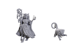 Critical Role Unpainted Miniatures: Fearne Calloway & Mister