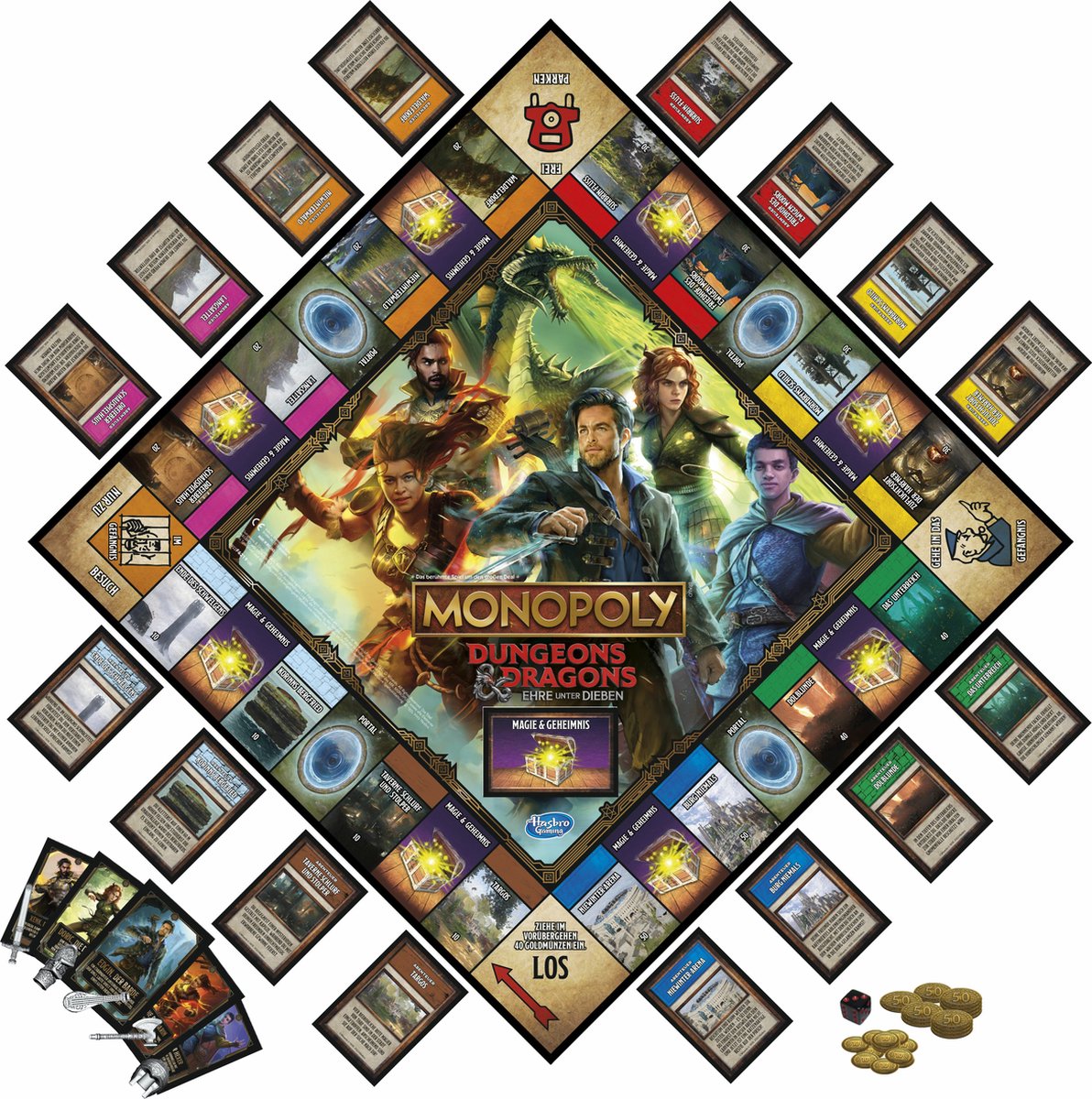 Monopoly Dungeons & Dragons: Honor Among Thieves Bordspel