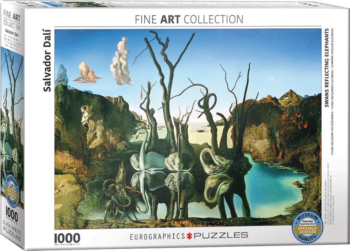 Swans Reflecting Elephants - Salvador DalÃ­ (1000)