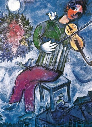 The Blue Violinist Jigsaw puzzle - De Dondersteen