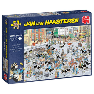 De Veemarkt - Jan van Haasteren (1000)
