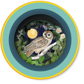 a Cup of Tea kaart - uil -  3d pop up kaart