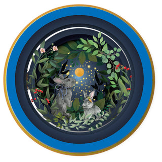 a Cup of Tea kaart - konijnen -  3d pop up kaart