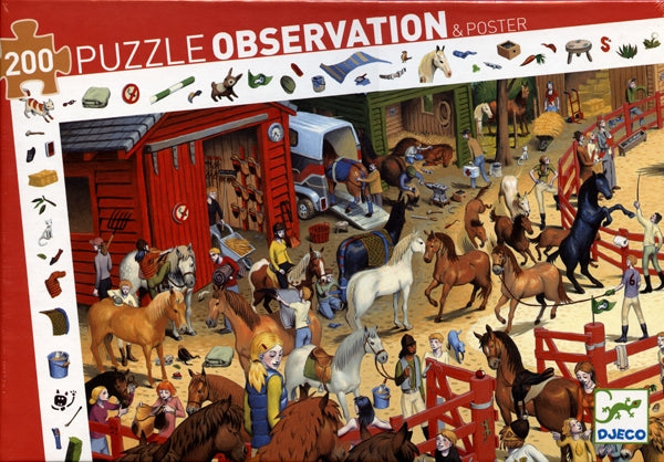 Observatie Puzzel - Paardrijden (200) - De Dondersteen