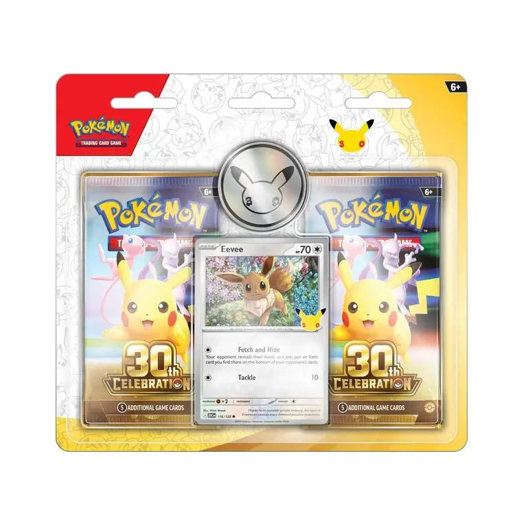 Pok 30th Ann. Eevee 2-pack blister MAX 1 PER KLANT