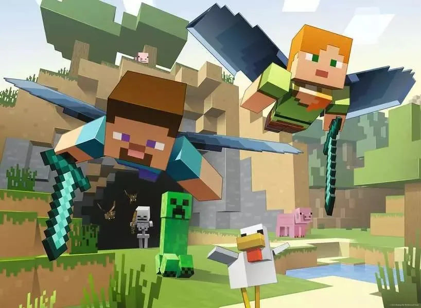 Ravensburger Puzzel: Minecraft avonturen
