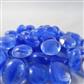Chessex Gaming Glass Stones in Tube - Catseye Dark Blue (40)