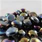 Chessex Gaming Glass Stones in Tube - Iridized Opal Black (40)