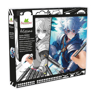 SYCOMORE atelier MANGA markers en outline jongen - De Dondersteen