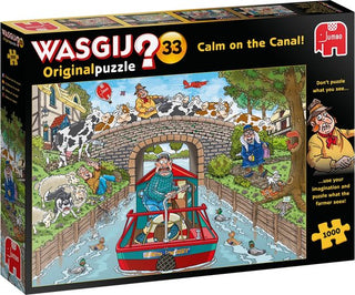 Wasgij Original 33 - Kalm op het Kanaal! (1000) - De Dondersteen