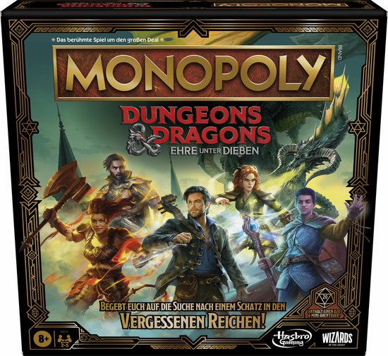 Monopoly Dungeons & Dragons: Honor Among Thieves Bordspel