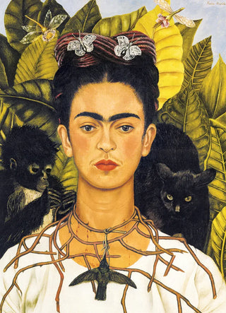 Self-Portrait with Thorn Necklace and Hummingbird Jigsaw puzzle - De Dondersteen