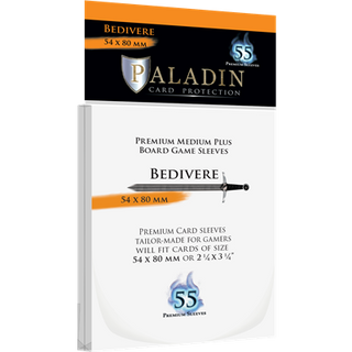 Paladin Sleeves - Bedivere Premium Medium Plus 54x80mm (55 Sleeves)