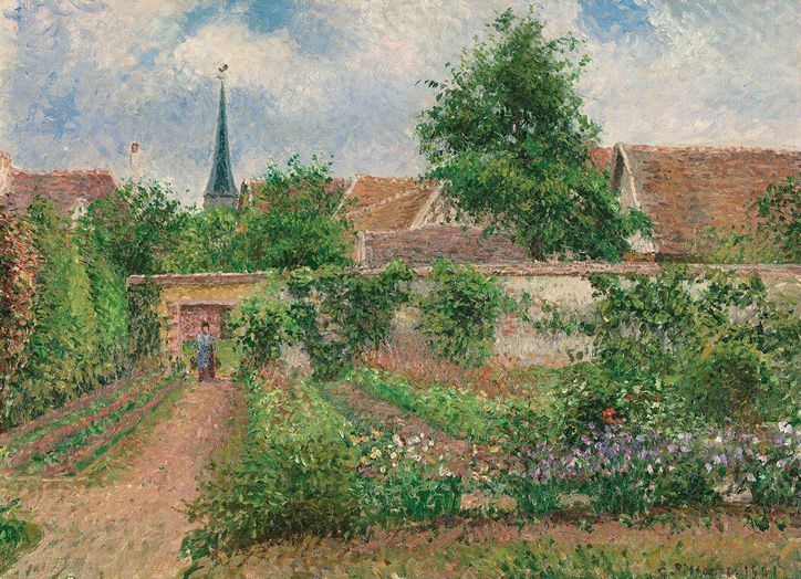 Vegetable Garden Overcast Morning Eragny Jigsaw puzzle - De Dondersteen
