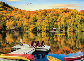 Lakeside Cottage, Quebec Jigsaw puzzle - De Dondersteen
