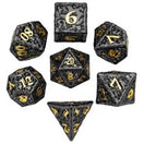 Switch Zwart/Gouden Metalen Dobbelstenenset – Premium D&amp;D Dice Set met Luxe Doos 2 image