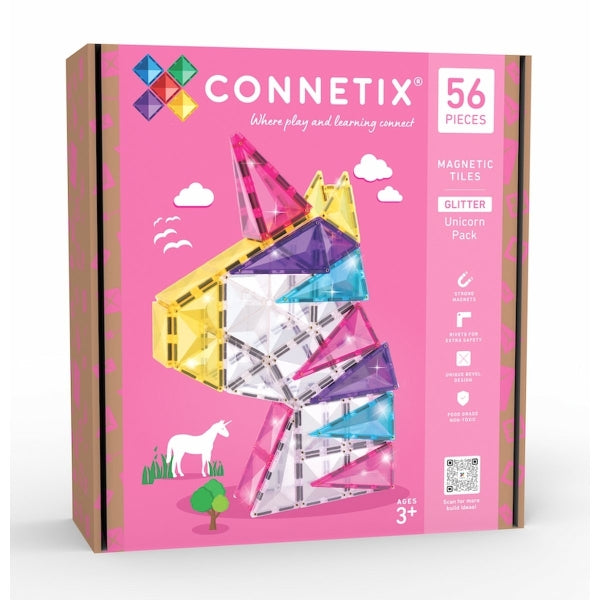 Connetix Glitter Unicorn Pack 56 pc