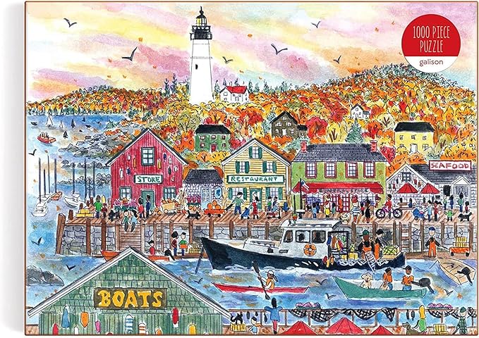 Autumn by the sea - jigsaw puzzle