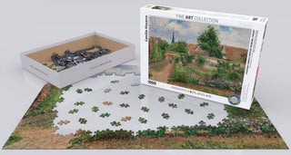 Vegetable Garden Overcast Morning Eragny Jigsaw puzzle - De Dondersteen