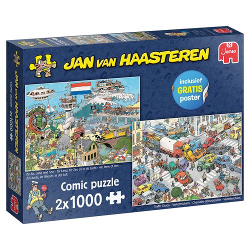 JvH Ter Land, ter Zee en in de Lucht & Verkeerschaos (2x 1000)