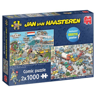 JvH Ter Land, ter Zee en in de Lucht & Verkeerschaos (2x 1000) - De Dondersteen