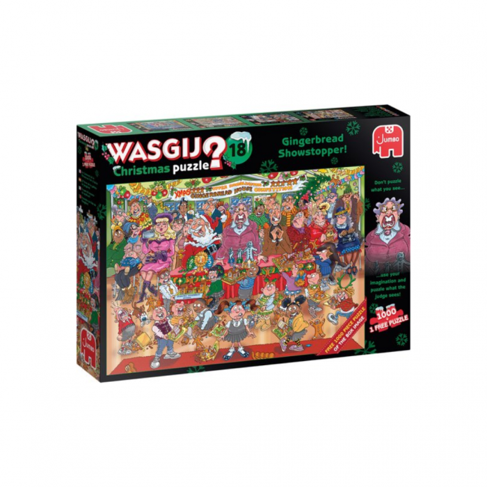 Wasgij Christmas 18 - Gingerbread Showstopper! (1000)