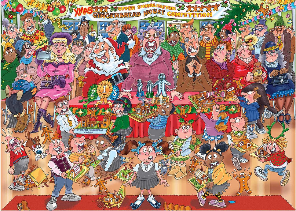 Wasgij Christmas 18 - Gingerbread Showstopper! (1000)