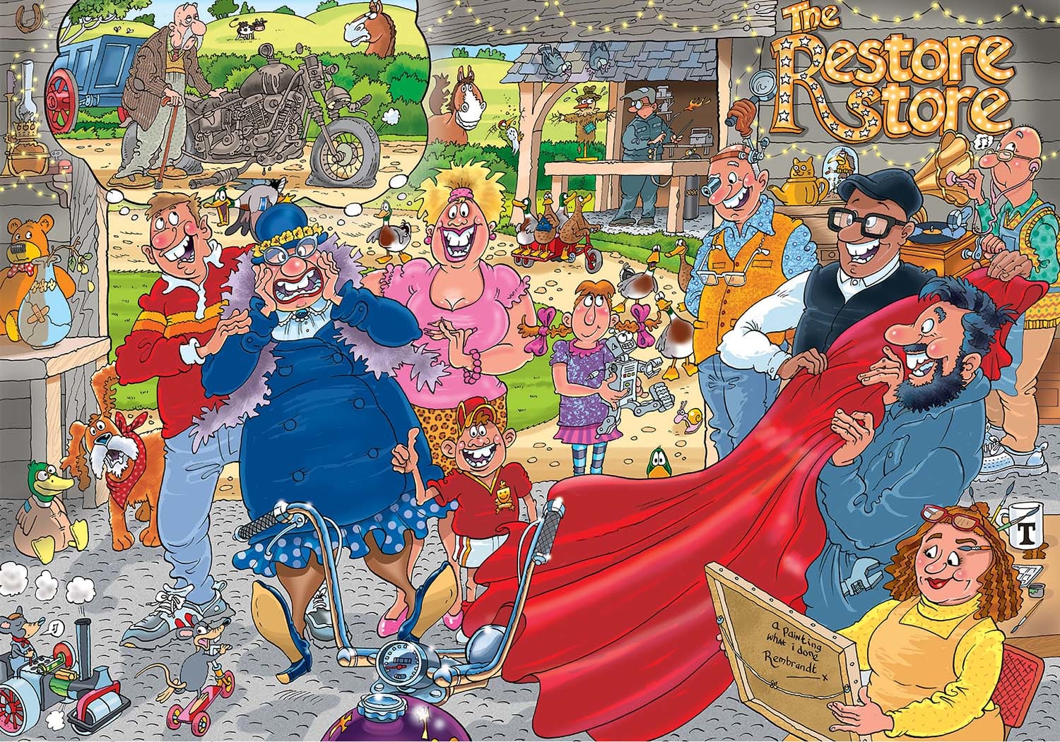 Wasgij Original 41- The Restore Store (1000)
