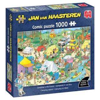 Kamperen in het Bos – Jan van Haasteren (1000)