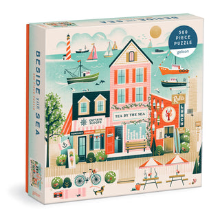 Beside the Sea – 500 Stukjes Puzzel | Nostalgisch Strandtafereel van Jigsaw Products