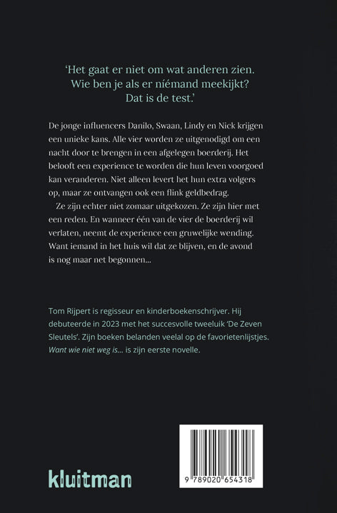 Want wie niet weg is...