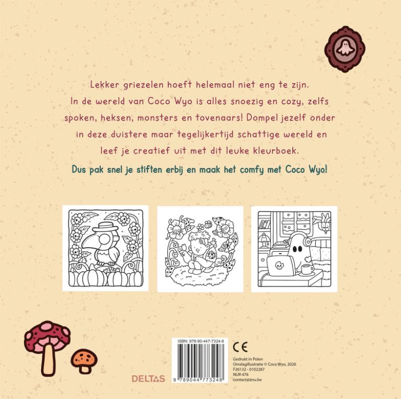 Spooky Cutie Cute & Cozy kleurboek Coco Wyo