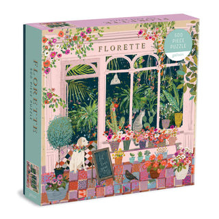 Florette – 500 Stukjes Legpuzzel | Bloemrijke Illustratie van Jigsaw Products
