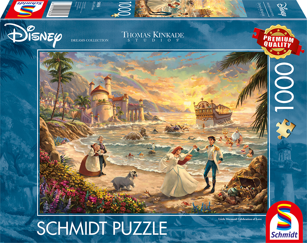Disney, Ariel celebration of love, 1000 stukjes - De Dondersteen