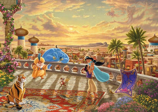 Disney, Jasmine dancing in the desert (1000) - De Dondersteen