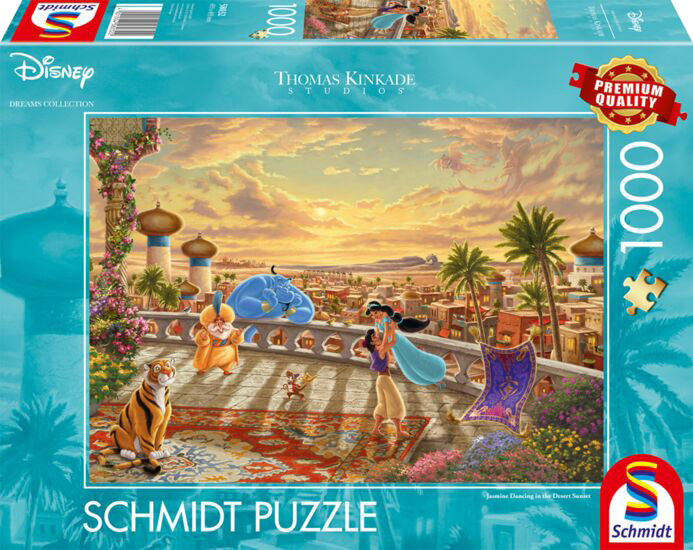Disney, Jasmine dancing in the desert (1000) - De Dondersteen
