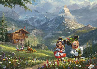Mickey and Minnie in the Alps (1000) - De Dondersteen