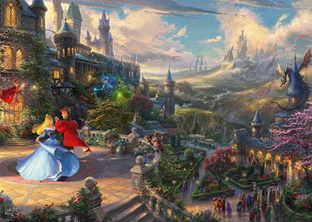 Sleeping Beauty Dancing in the Enchanted Light (1000)
