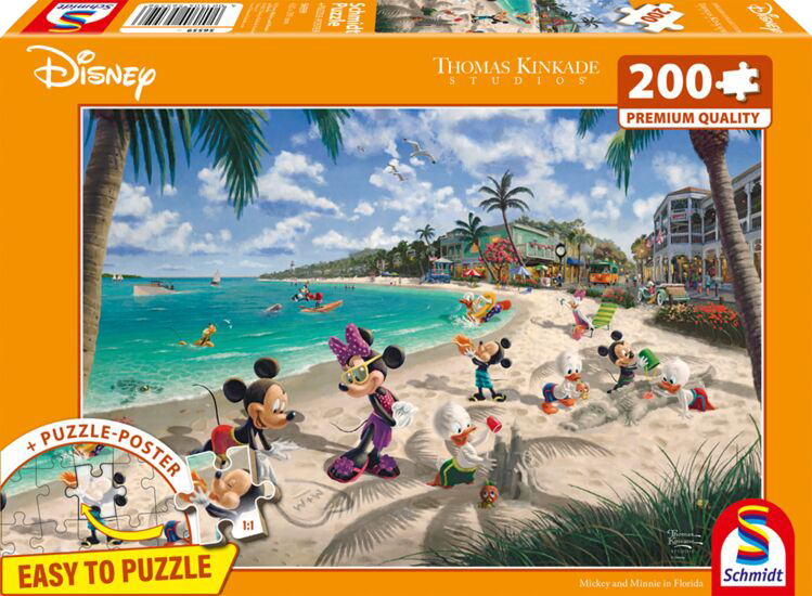 Disney, Mickey & Minnie in Florida, 200 stukjes - De Dondersteen