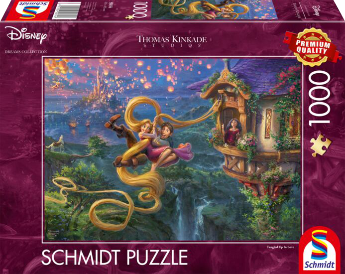 Disney, Rapunzel, Tangled up in Love, 1000 stukjes - De Dondersteen