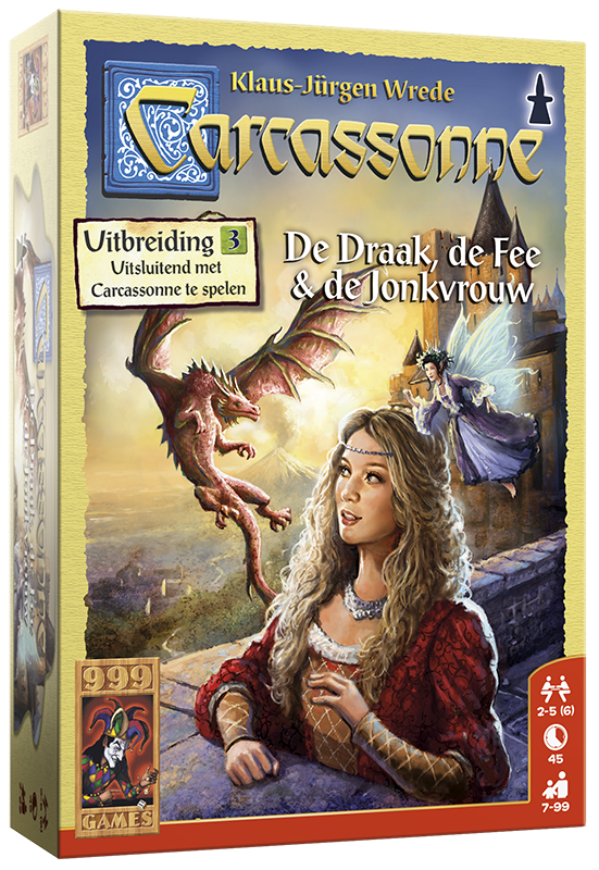 Carcassonne De Draak, de fee en de jonkvrouw