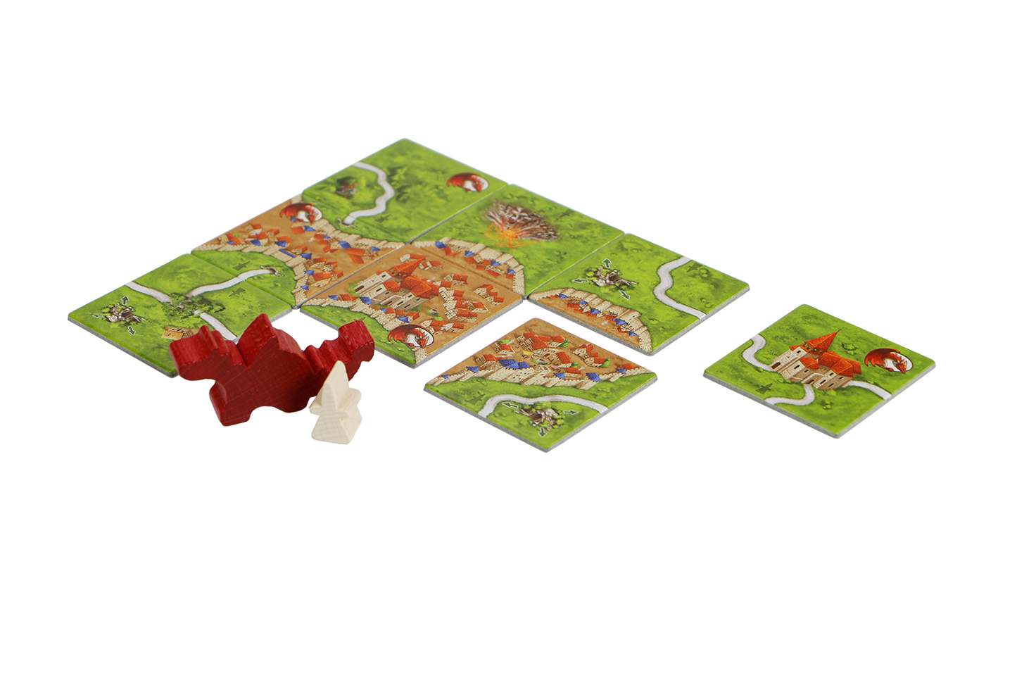 Carcassonne De Draak, de fee en de jonkvrouw - De Dondersteen