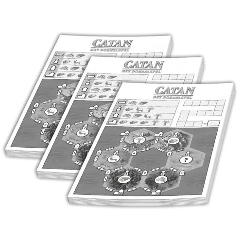 Catan 3 Scoreblokken