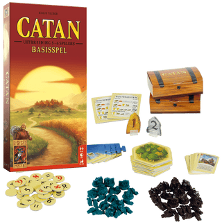 Catan Basisspel Uitbreiding 5/6 spelers - De Dondersteen