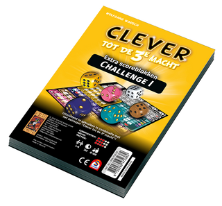 Scoreblok Clever tot de 3e Macht Challenge, Twee Stuks - De Dondersteen