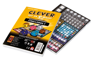 Scoreblok Clever tot de 3e Macht Challenge, Twee Stuks - De Dondersteen