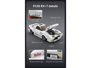 CADA Initial D Mazda FC35 RX-7 1:24 - C55012W