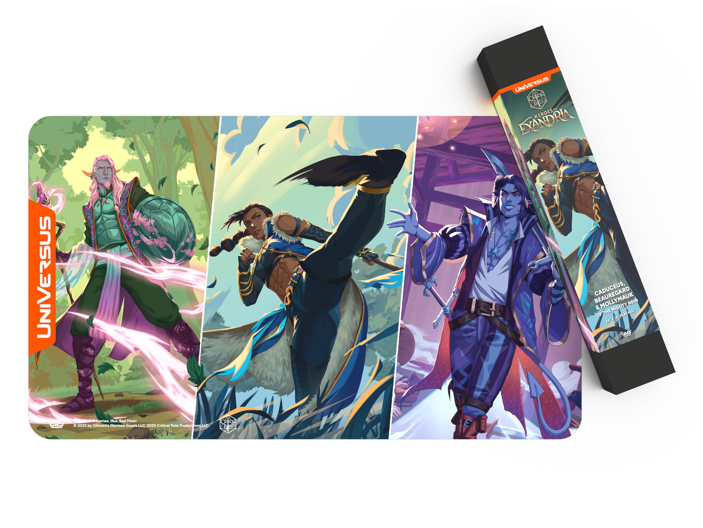 Critical Role: Heroes Of Exandria Caduceus, Beauregard, Mollymauk Playmat