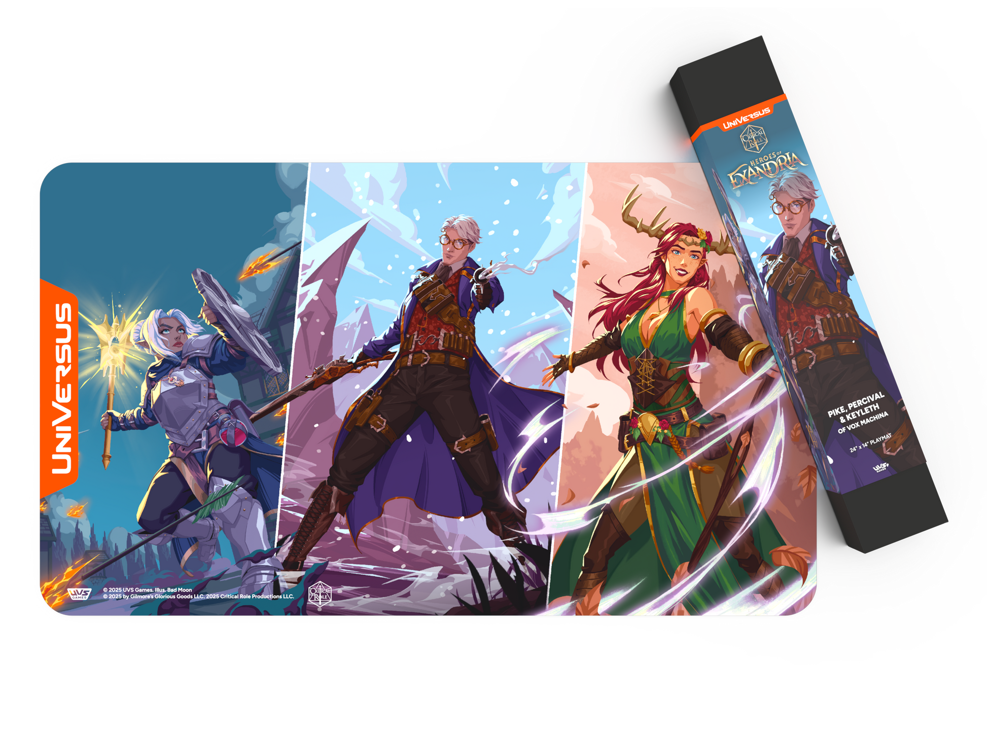 Critical Role: Heroes Of Exandria Pike, Percival, Keyleth Playmat